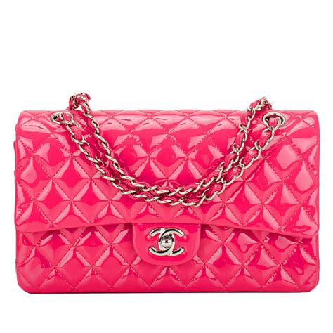 pink chanel classic bag|pink chanel shoulder bag.